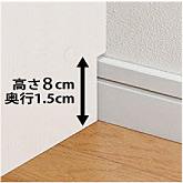 幅木よけカット加工