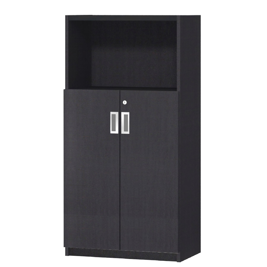 (商品画像) オーダーオフィスストッカー 奥行29.5cm×高さ119.1cm×幅45～59cm 2段扉