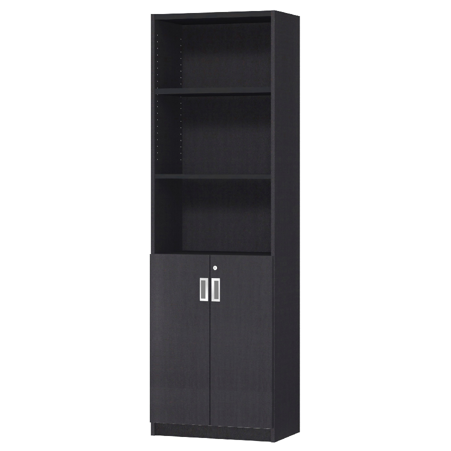 (商品画像) オーダーオフィスストッカー 奥行29.5cm×高さ191.1cm×幅45～59cm 2段扉