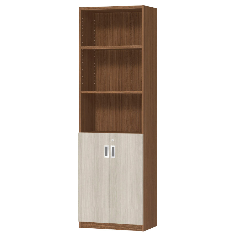 (商品画像) オーダーオフィスストッカー 奥行29.5cm×高さ191.1cm×幅45～59cm 2段扉