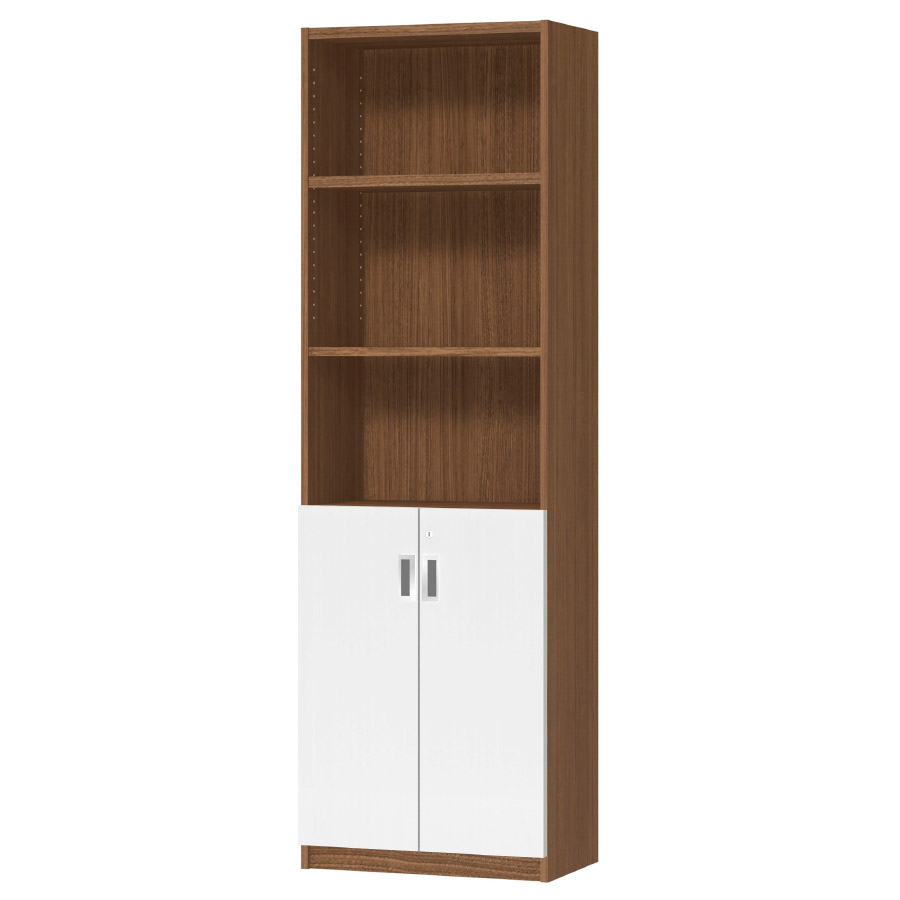 (商品画像) オーダーオフィスストッカー 奥行29.5cm×高さ191.1cm×幅45～59cm 2段扉