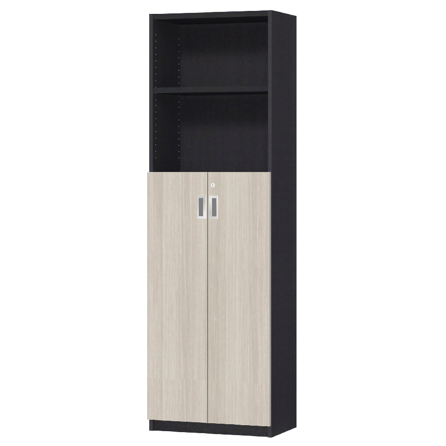 (商品画像) オーダーオフィスストッカー 奥行29.5cm×高さ191.1cm×幅45～59cm 3段扉