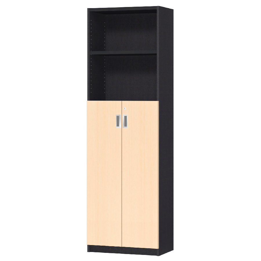 (商品画像) オーダーオフィスストッカー 奥行29.5cm×高さ191.1cm×幅45～59cm 3段扉