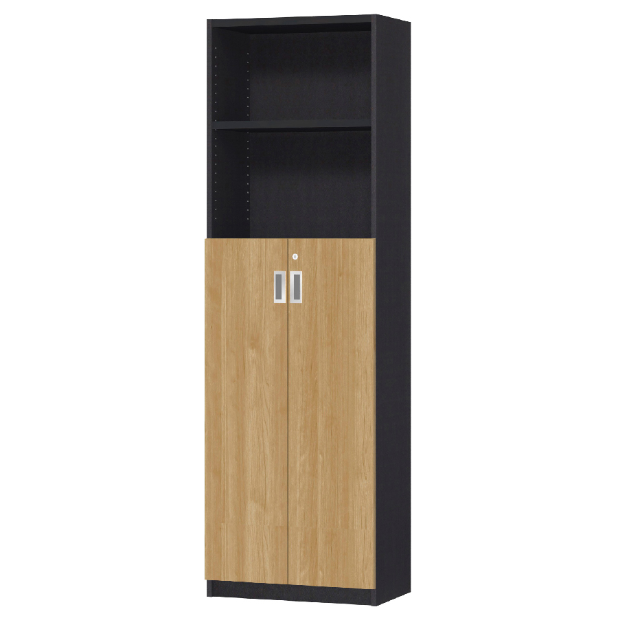 (商品画像) オーダーオフィスストッカー 奥行29.5cm×高さ191.1cm×幅45～59cm 3段扉