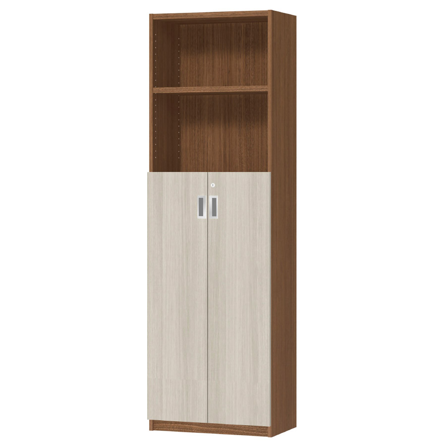 (商品画像) オーダーオフィスストッカー 奥行29.5cm×高さ191.1cm×幅45～59cm 3段扉