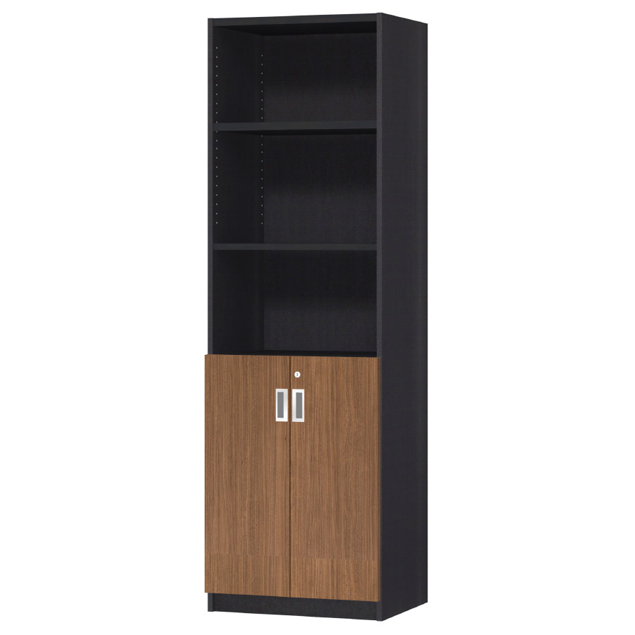 (商品画像) オーダーオフィスストッカー 奥行38.5cm×高さ191.1cm×幅45～59cm 2段扉