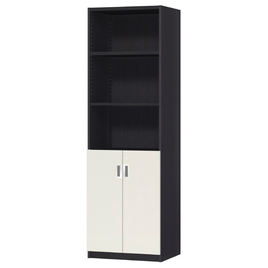 (商品画像) オーダーオフィスストッカー 奥行38.5cm×高さ191.1cm×幅45～59cm 2段扉