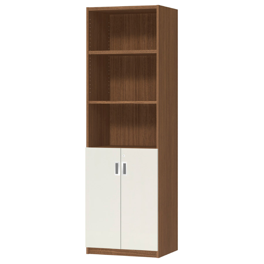 (商品画像) オーダーオフィスストッカー 奥行38.5cm×高さ191.1cm×幅45～59cm 2段扉