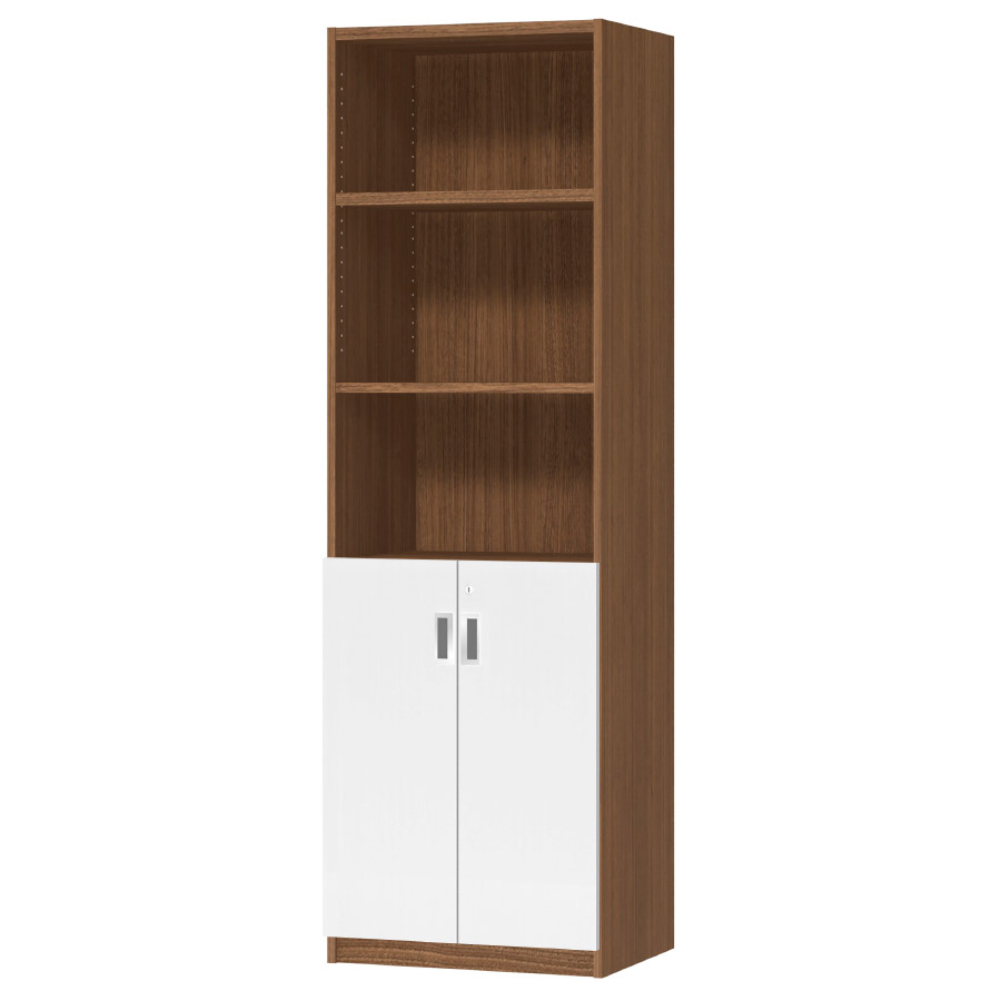 (商品画像) オーダーオフィスストッカー 奥行38.5cm×高さ191.1cm×幅45～59cm 2段扉