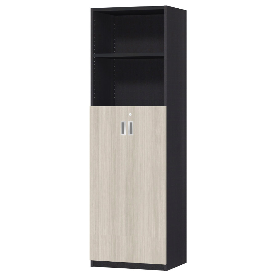 (商品画像) オーダーオフィスストッカー 奥行38.5cm×高さ191.1cm×幅45～59cm 3段扉