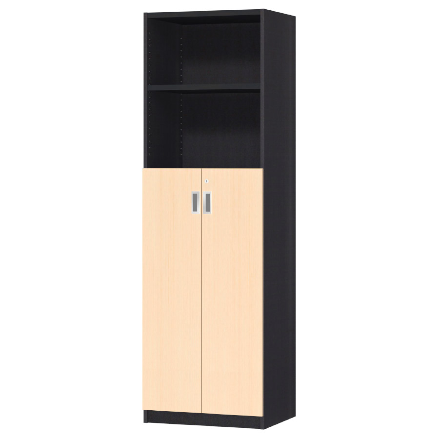 (商品画像) オーダーオフィスストッカー 奥行38.5cm×高さ191.1cm×幅45～59cm 3段扉