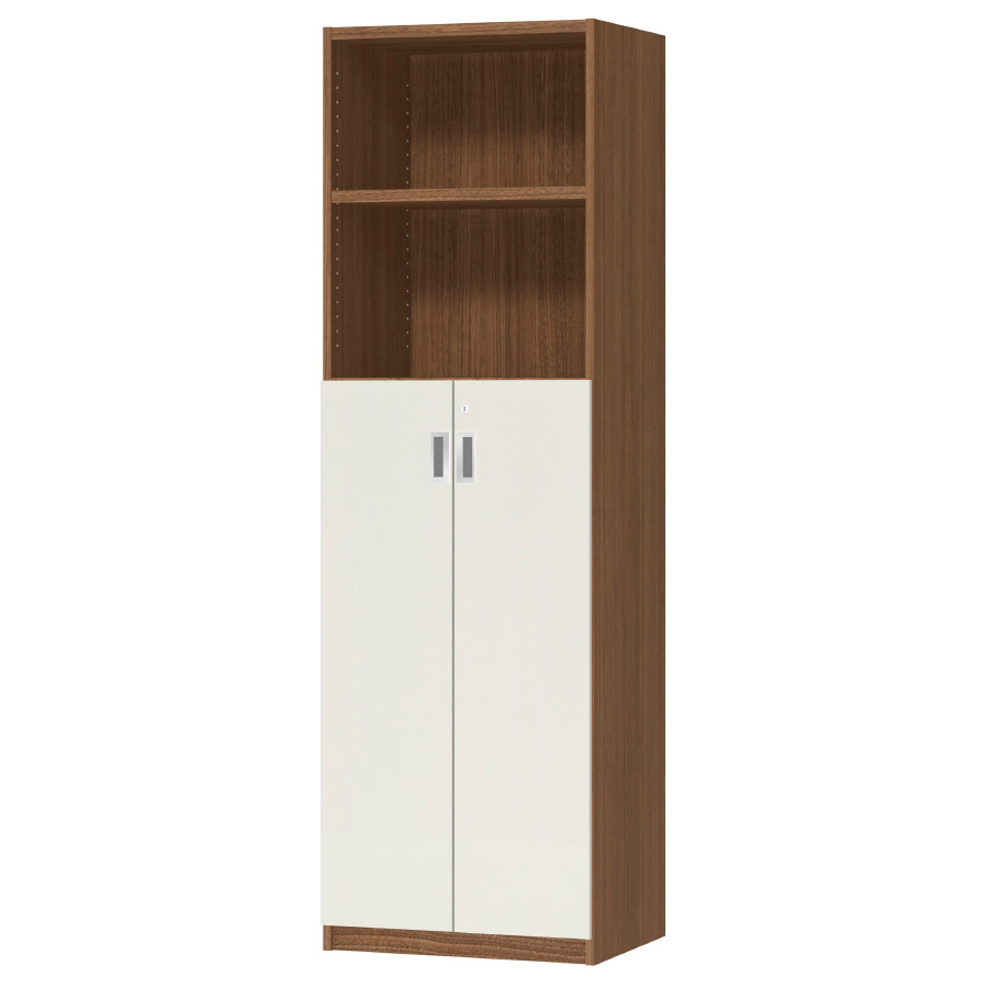 (商品画像) オーダーオフィスストッカー 奥行38.5cm×高さ191.1cm×幅45～59cm 3段扉