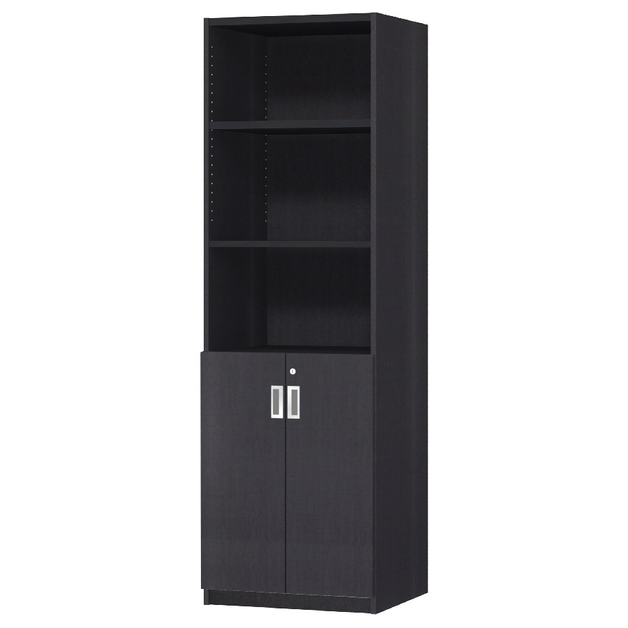 (商品画像) オーダーオフィスストッカー 奥行44.5cm×高さ191.1cm×幅45～59cm 2段扉