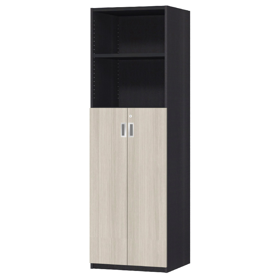 (商品画像) オーダーオフィスストッカー 奥行44.5cm×高さ191.1cm×幅45～59cm 3段扉