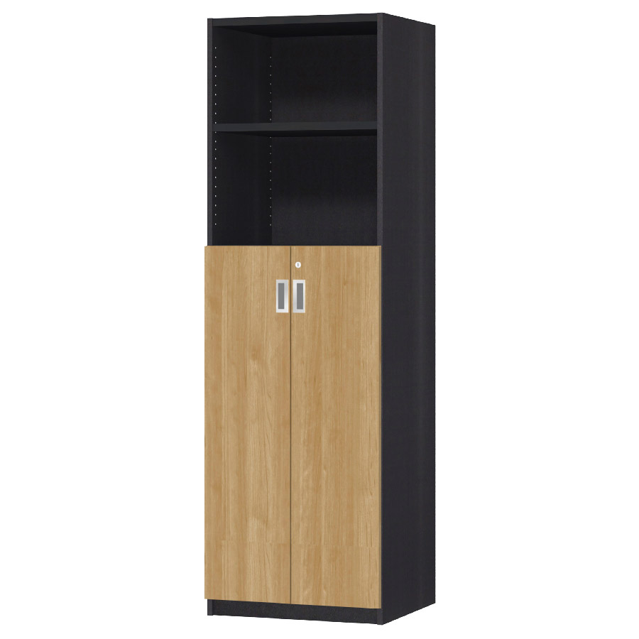 (商品画像) オーダーオフィスストッカー 奥行44.5cm×高さ191.1cm×幅45～59cm 3段扉