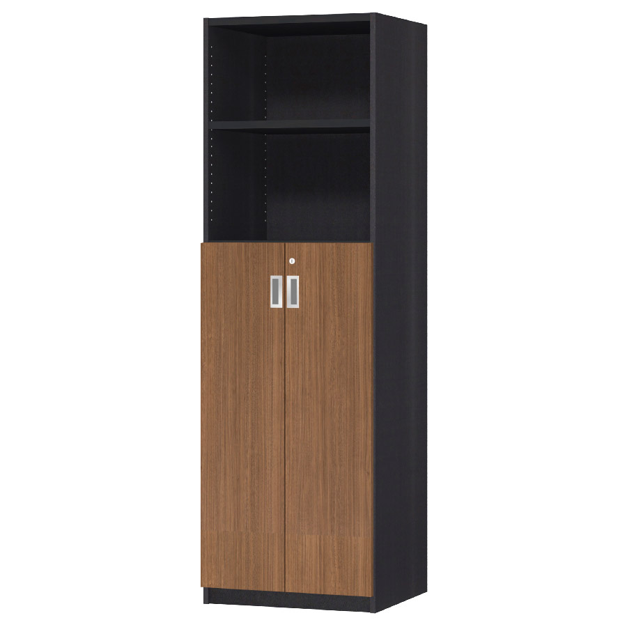 (商品画像) オーダーオフィスストッカー 奥行44.5cm×高さ191.1cm×幅45～59cm 3段扉