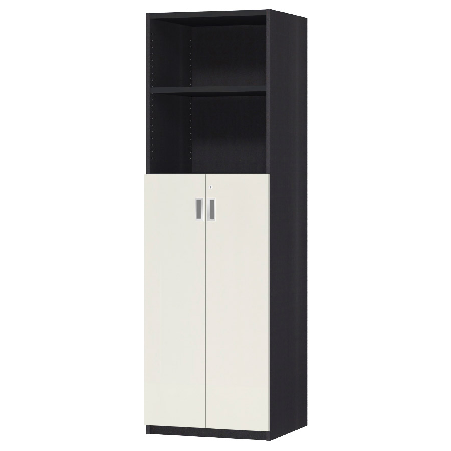 (商品画像) オーダーオフィスストッカー 奥行44.5cm×高さ191.1cm×幅45～59cm 3段扉