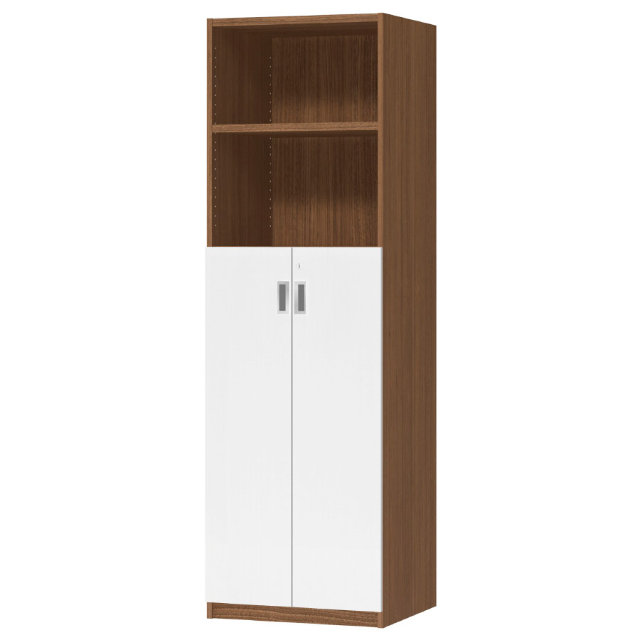 (商品画像) オーダーオフィスストッカー 奥行44.5cm×高さ191.1cm×幅45～59cm 3段扉