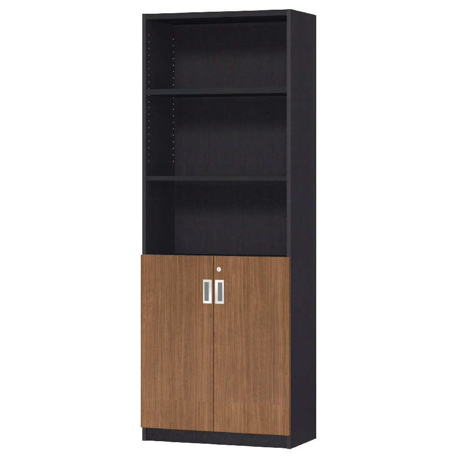 (商品画像) オーダーオフィスストッカー 奥行29.5cm×高さ191.1cm×幅60～70cm 2段扉