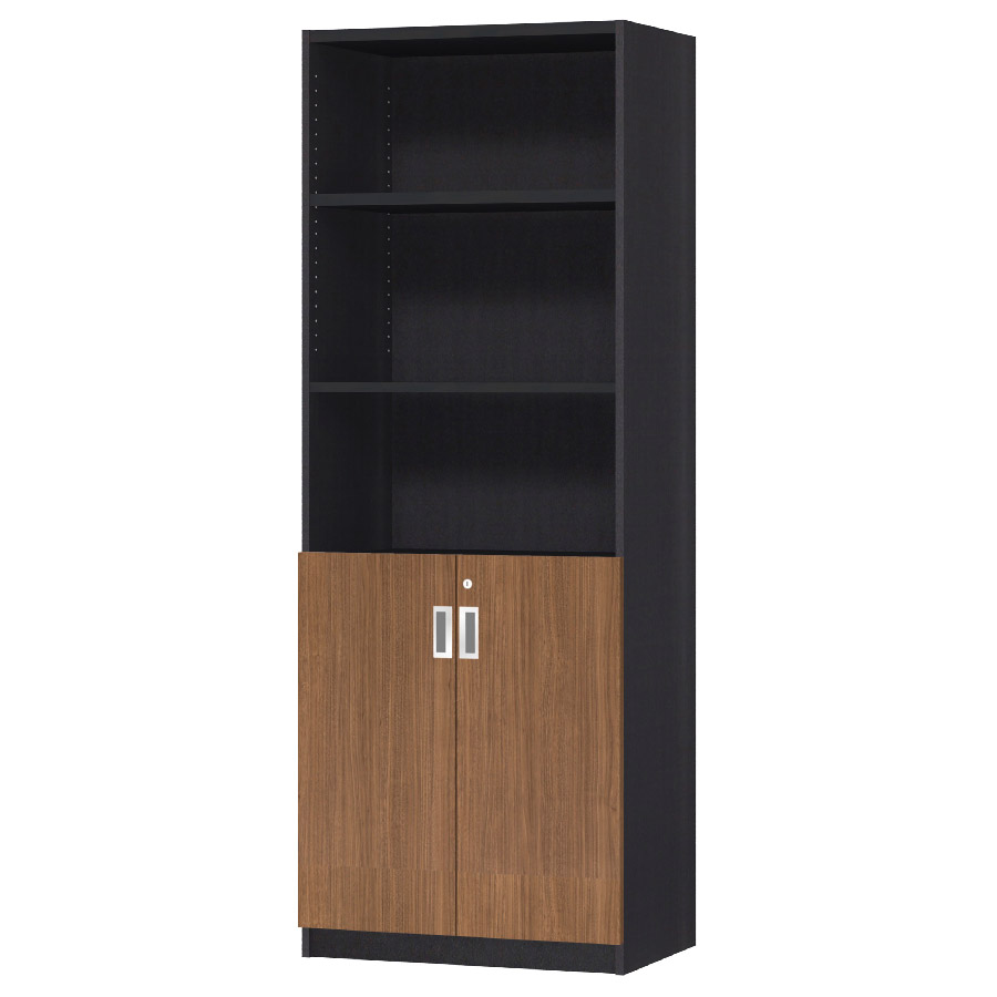 (商品画像) オーダーオフィスストッカー 奥行38.5cm×高さ191.1cm×幅60～70cm 2段扉