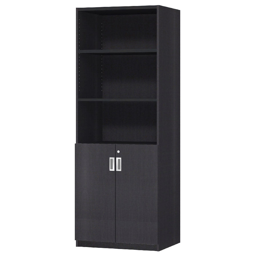 (商品画像) オーダーオフィスストッカー 奥行44.5cm×高さ191.1cm×幅60～70cm 2段扉