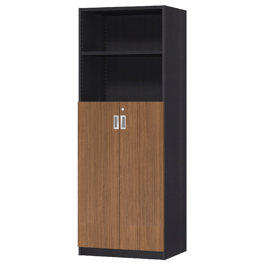 (商品画像) オーダーオフィスストッカー 奥行44.5cm×高さ191.1cm×幅60～70cm 3段扉