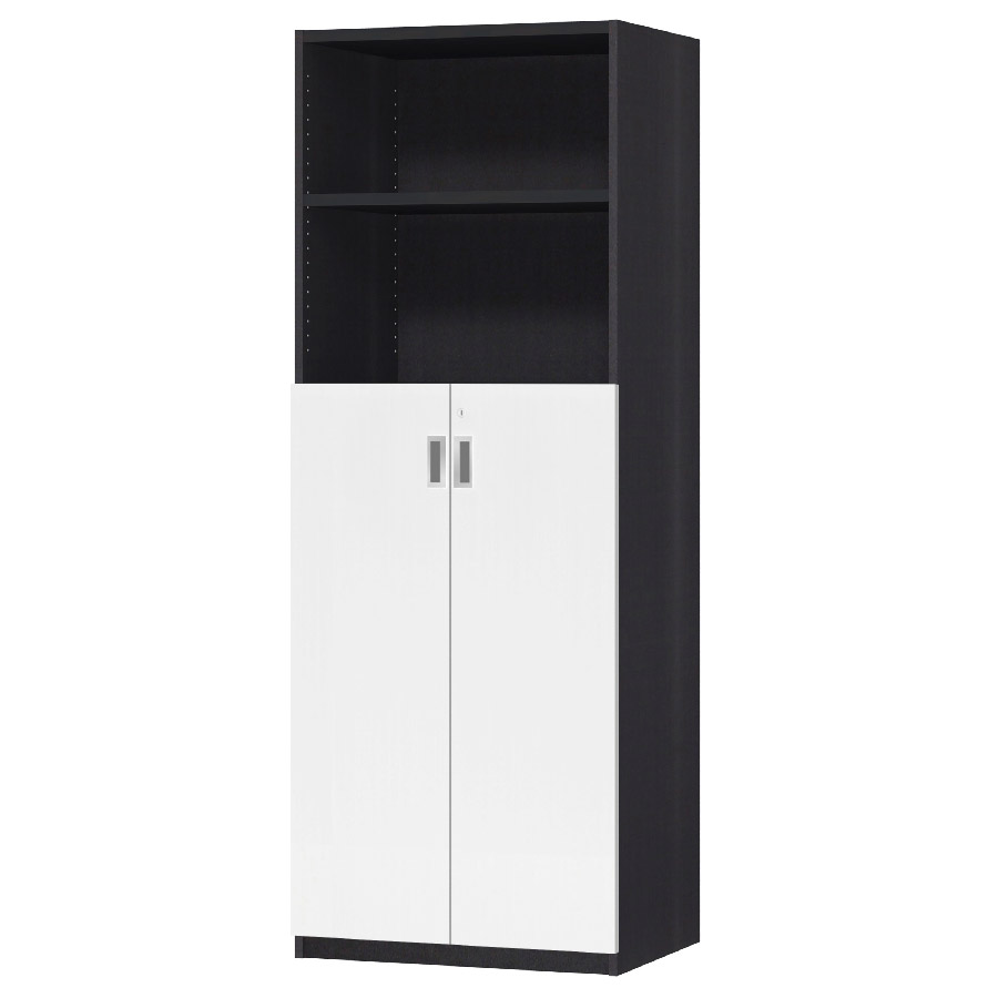 (商品画像) オーダーオフィスストッカー 奥行44.5cm×高さ191.1cm×幅60～70cm 3段扉