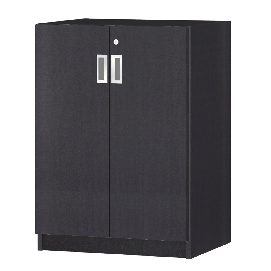 (商品画像) オーダーオフィスストッカー 奥行38.5cm×高さ83.2cm×幅45～59cm 2段扉