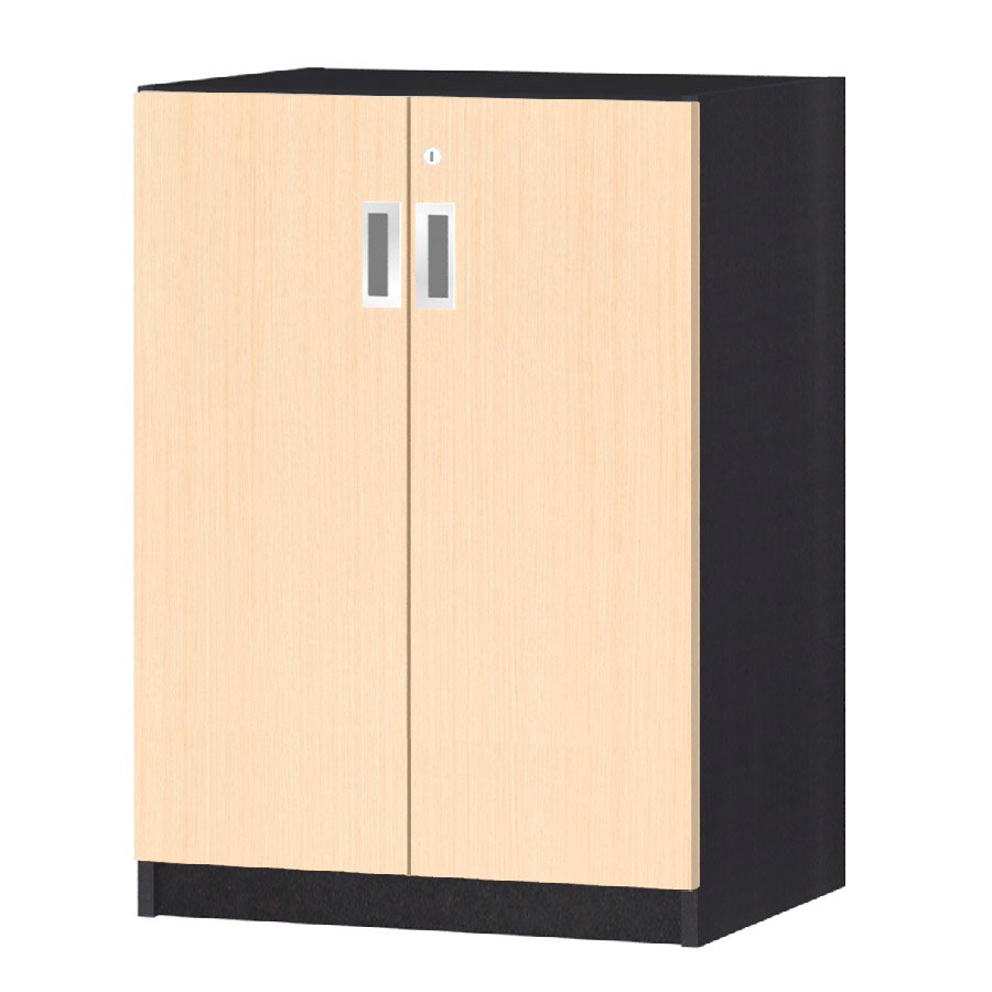 (商品画像) オーダーオフィスストッカー 奥行38.5cm×高さ83.2cm×幅45～59cm 2段扉