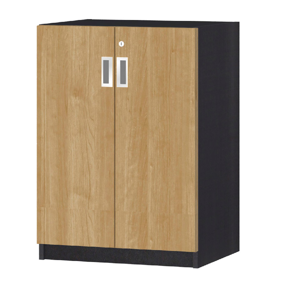 (商品画像) オーダーオフィスストッカー 奥行38.5cm×高さ83.2cm×幅45～59cm 2段扉