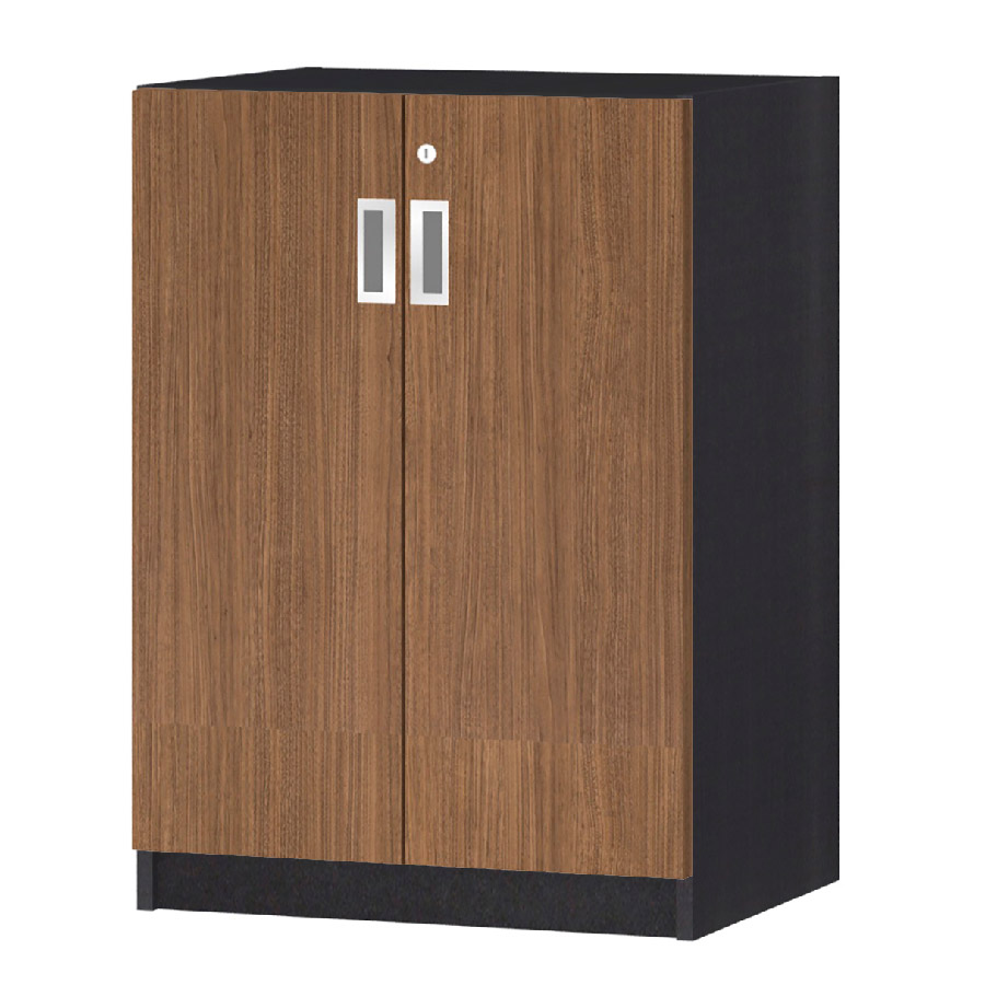 (商品画像) オーダーオフィスストッカー 奥行38.5cm×高さ83.2cm×幅45～59cm 2段扉