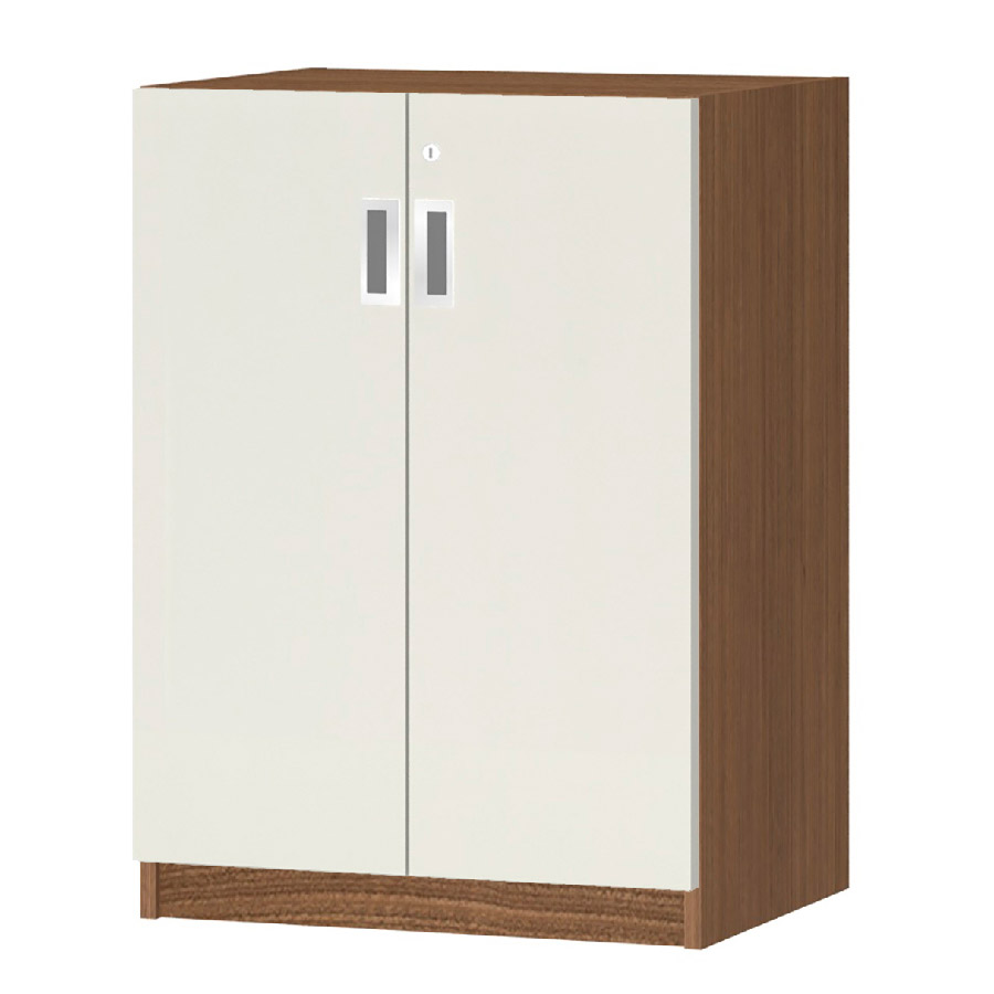 (商品画像) オーダーオフィスストッカー 奥行38.5cm×高さ83.2cm×幅45～59cm 2段扉