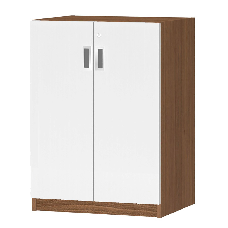 (商品画像) オーダーオフィスストッカー 奥行38.5cm×高さ83.2cm×幅45～59cm 2段扉