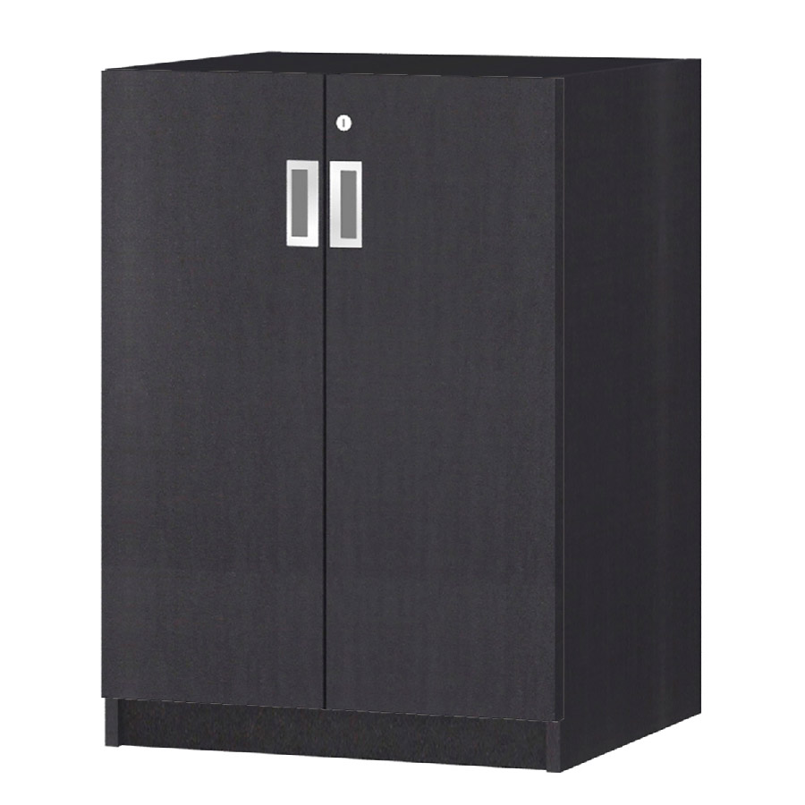 (商品画像) オーダーオフィスストッカー 奥行44.5cm×高さ83.2cm×幅45～59cm 2段扉