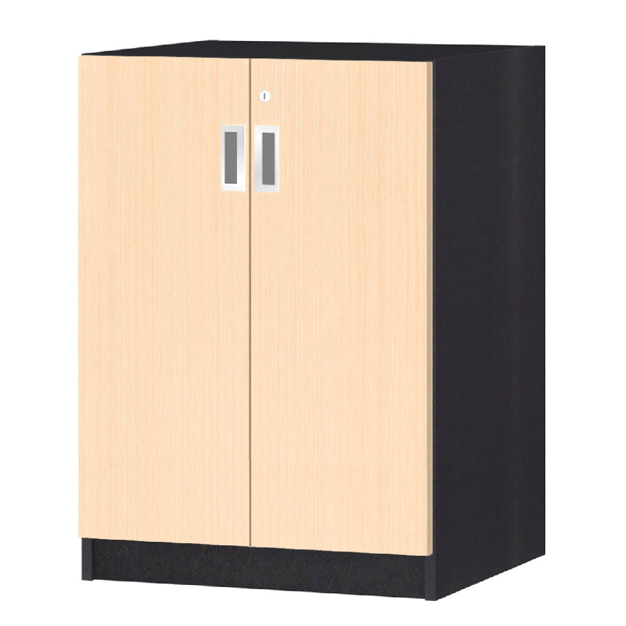 (商品画像) オーダーオフィスストッカー 奥行44.5cm×高さ83.2cm×幅45～59cm 2段扉