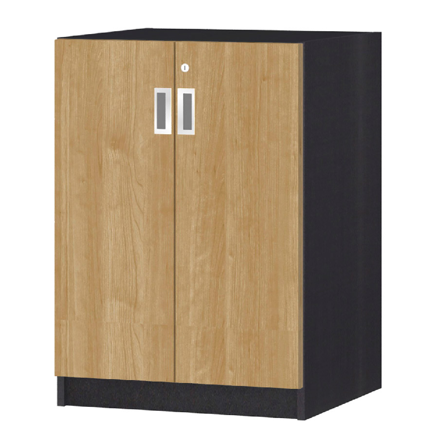 (商品画像) オーダーオフィスストッカー 奥行44.5cm×高さ83.2cm×幅45～59cm 2段扉