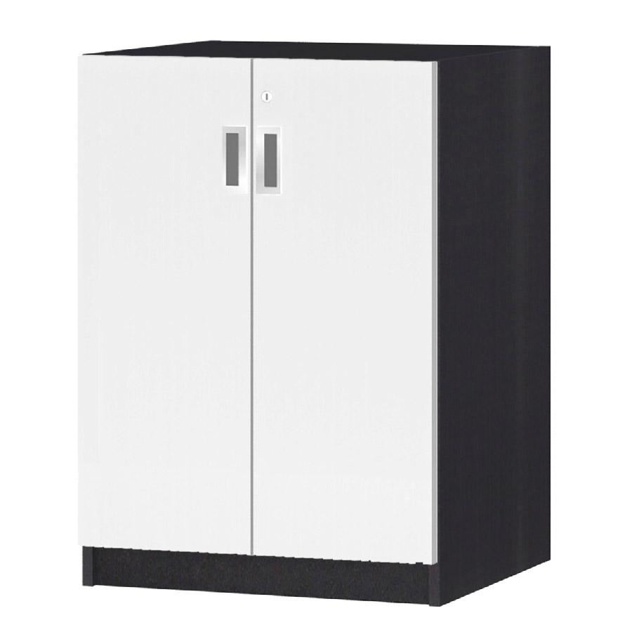 (商品画像) オーダーオフィスストッカー 奥行44.5cm×高さ83.2cm×幅45～59cm 2段扉