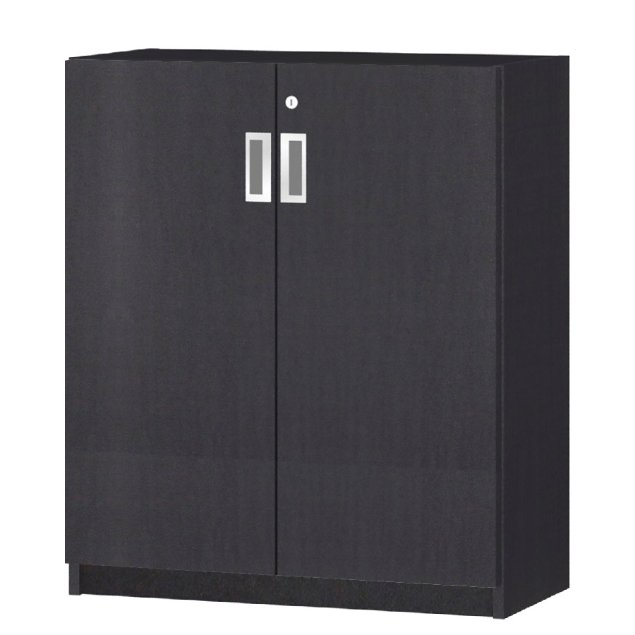 (商品画像) オーダーオフィスストッカー 奥行29.5cm×高さ83.2cm×幅60～70cm 2段扉