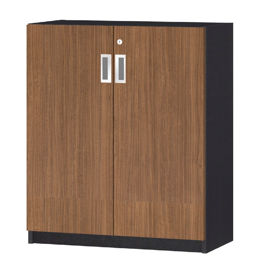 (商品画像) オーダーオフィスストッカー 奥行29.5cm×高さ83.2cm×幅60～70cm 2段扉