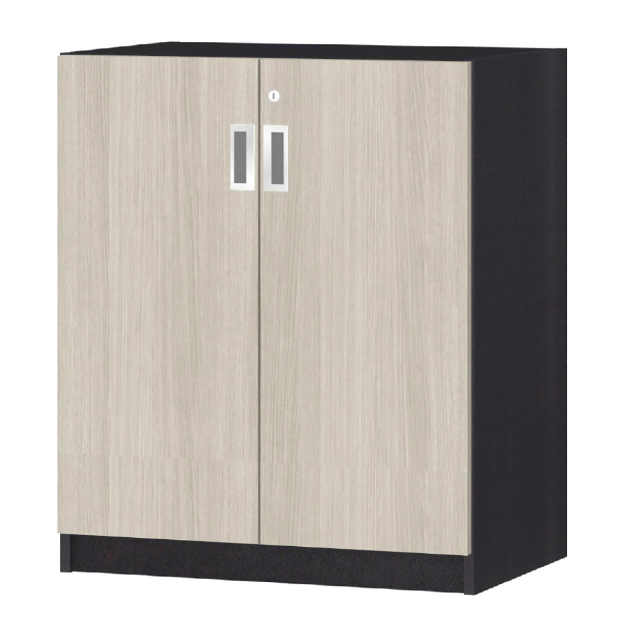 (商品画像) オーダーオフィスストッカー 奥行38.5cm×高さ83.2cm×幅60～70cm 2段扉