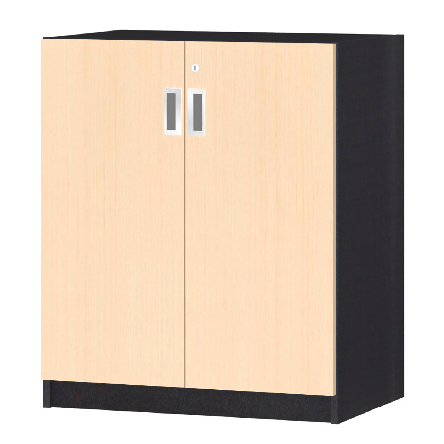 (商品画像) オーダーオフィスストッカー 奥行38.5cm×高さ83.2cm×幅60～70cm 2段扉