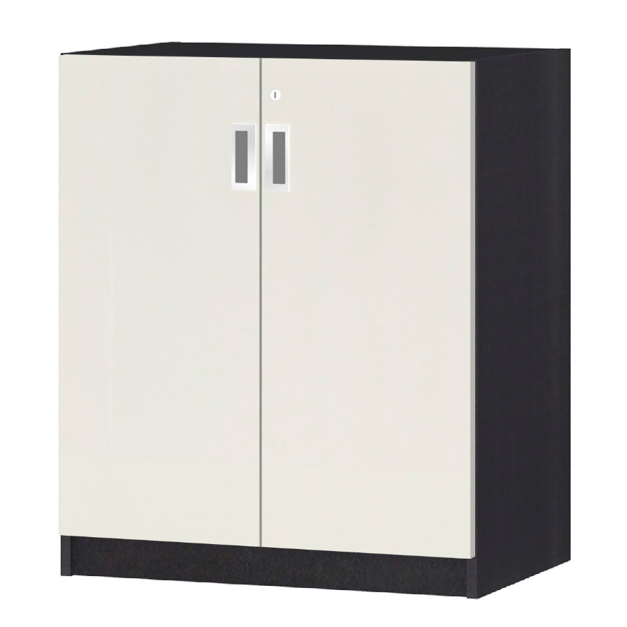 (商品画像) オーダーオフィスストッカー 奥行38.5cm×高さ83.2cm×幅60～70cm 2段扉