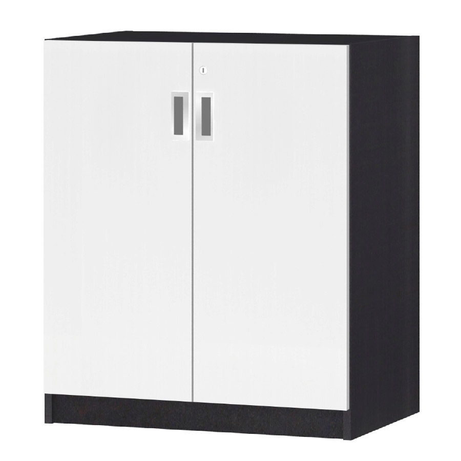 (商品画像) オーダーオフィスストッカー 奥行38.5cm×高さ83.2cm×幅60～70cm 2段扉