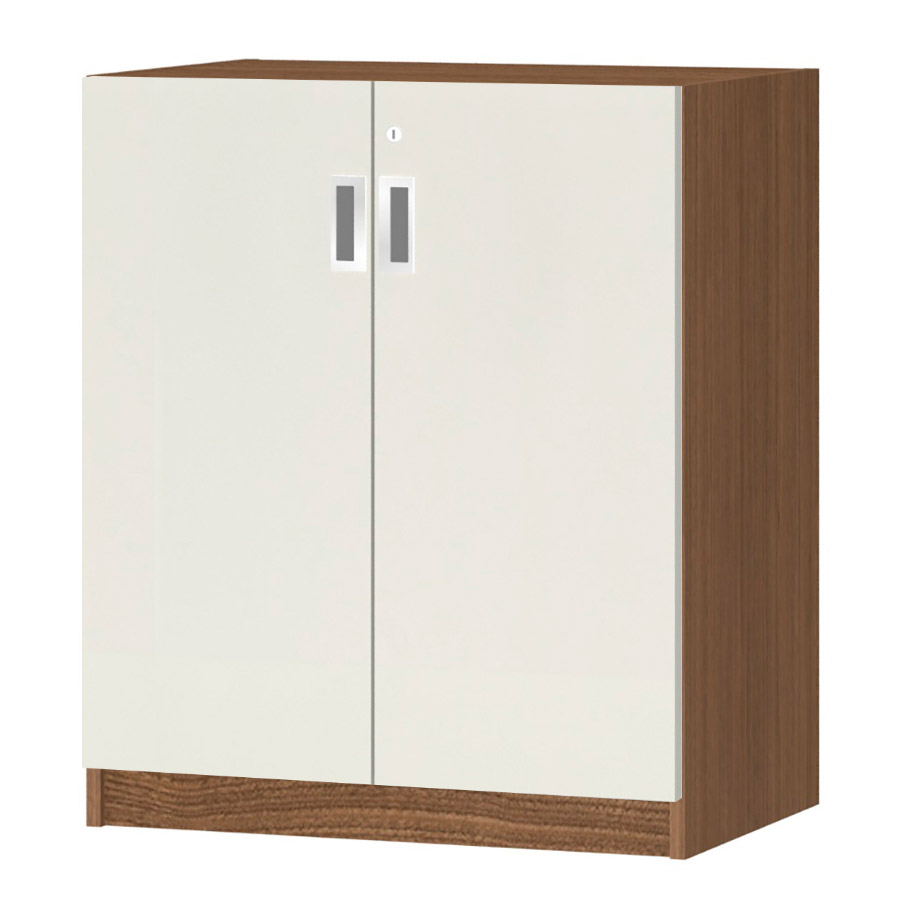 (商品画像) オーダーオフィスストッカー 奥行38.5cm×高さ83.2cm×幅60～70cm 2段扉