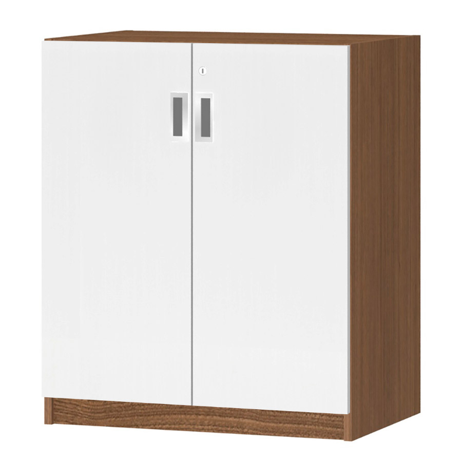 (商品画像) オーダーオフィスストッカー 奥行38.5cm×高さ83.2cm×幅60～70cm 2段扉