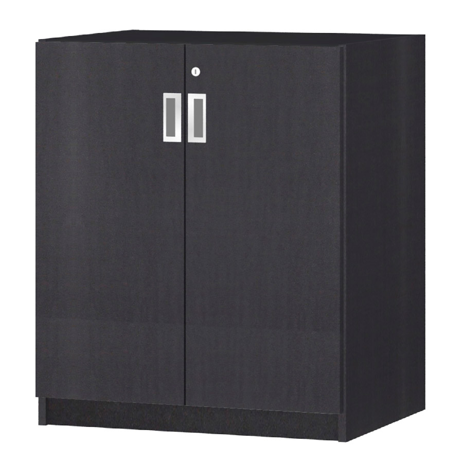 (商品画像) オーダーオフィスストッカー 奥行44.5cm×高さ83.2cm×幅60～70cm 2段扉