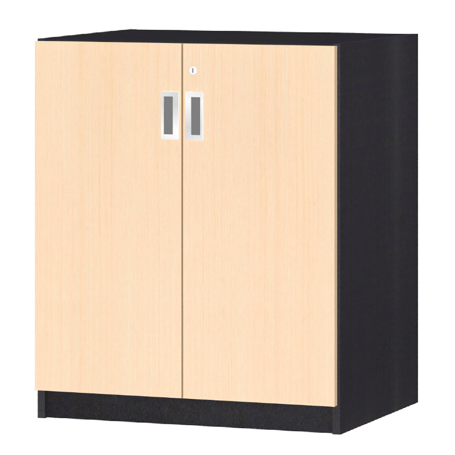 (商品画像) オーダーオフィスストッカー 奥行44.5cm×高さ83.2cm×幅60～70cm 2段扉