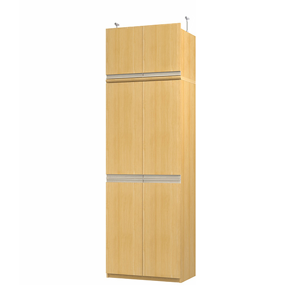 (商品画像) エースラック/カラーラック オーダーメイド 天井突っ張り ライン扉付 奥行40cm×高さ226～235cm×幅60～70cm（標準タイプ）