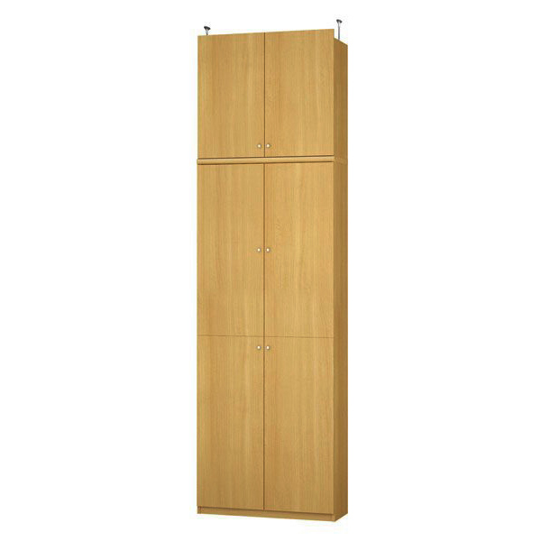 (商品画像) エースラック/カラーラック オーダーメイド 天井突っ張り 扉付 奥行31cm×高さ272～281cm×幅71～80cm（タフタイプ）