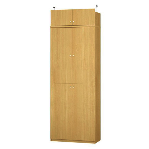 (商品画像) エースラック/カラーラック オーダーメイド 天井突っ張り 扉付 奥行40cm×高さ230～239cm×幅71～80cm（タフタイプ）